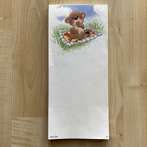 Suzy’s Zoo notepad with magnet - Bear